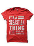 Sebastian Half Sleeve T-Shirt Style001 Hoodie, Sweatshirt | PureTeeCo.com