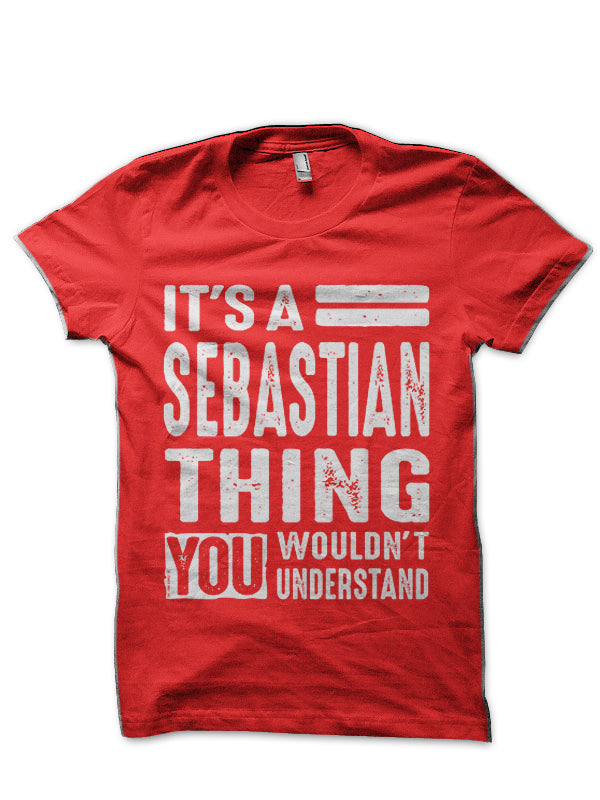 Sebastian Half Sleeve T-Shirt Style001 Hoodie, Sweatshirt | PureTeeCo.com