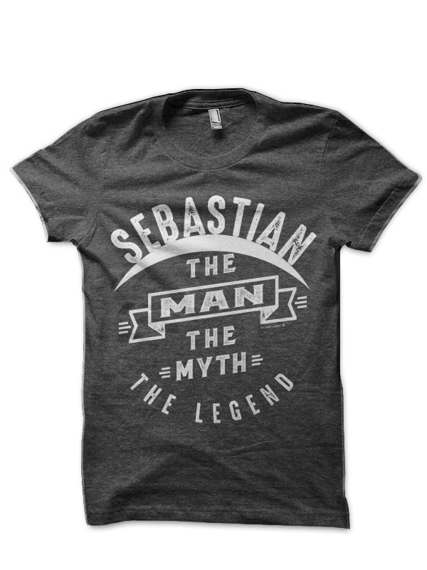 Sebastian Half Sleeve T-Shirt Hoodie, Sweatshirt | PureTeeCo.com