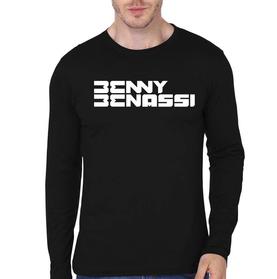 Benny Benassi Black Full Sleeve T-Shirt Hoodie, Sweatshirt | PureTeeCo.com
