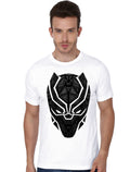 Black Panther Geometric Mask White T-Shirt Hoodie, Sweatshirt | PureTeeCo.com