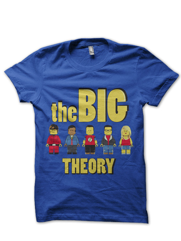 Big Bang Theory Blue Tee Style001 Hoodie, Sweatshirt | PureTeeCo.com
