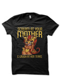 Scream at Your Mother Black T-Shirt Hoodie, Sweatshirt | PureTeeCo.com