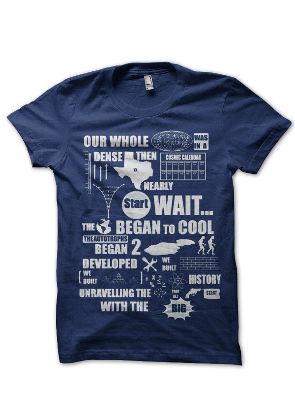 Big Bang Theory Navy Blue Tee Style001 Hoodie, Sweatshirt | PureTeeCo.com