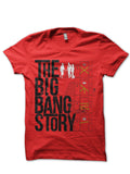 The Big Bang Theory Red Tee Hoodie, Sweatshirt | PureTeeCo.com