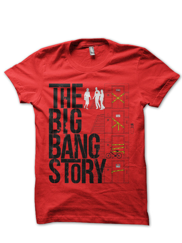 The Big Bang Theory Red Tee Hoodie, Sweatshirt | PureTeeCo.com