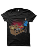 Bazinga Black Tee Hoodie, Sweatshirt | PureTeeCo.com