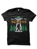 Bigfoot Alien Ufo Funny T-Shirt Hoodie, Sweatshirt | PureTeeCo.com