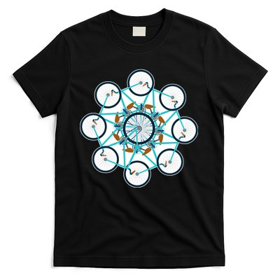 Bike Cycling Pattern T-Shirt Hoodie, Sweatshirt | PureTeeCo.com