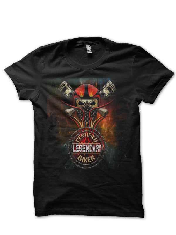 Legendary Bikers Black T-Shirt Hoodie, Sweatshirt | PureTeeCo.com
