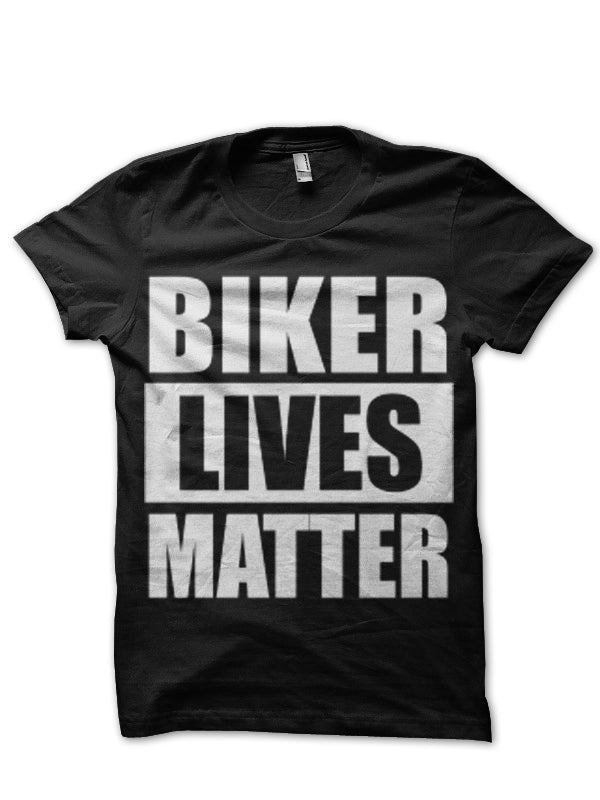 Biker Lives Matters Black T-Shirt Hoodie, Sweatshirt | PureTeeCo.com