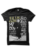 Billie Eilish Half Sleeve Black T-Shirt Style001 Hoodie, Sweatshirt | PureTeeCo.com