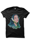Billie Eilish Half Sleeve Black T-Shirt Hoodie, Sweatshirt | PureTeeCo.com