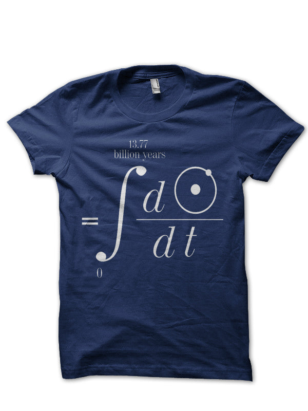 Billion Years Navy Blue Tee Hoodie, Sweatshirt | PureTeeCo.com