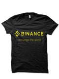 Binance Exchange The World Black T-Shirt Hoodie, Sweatshirt | PureTeeCo.com