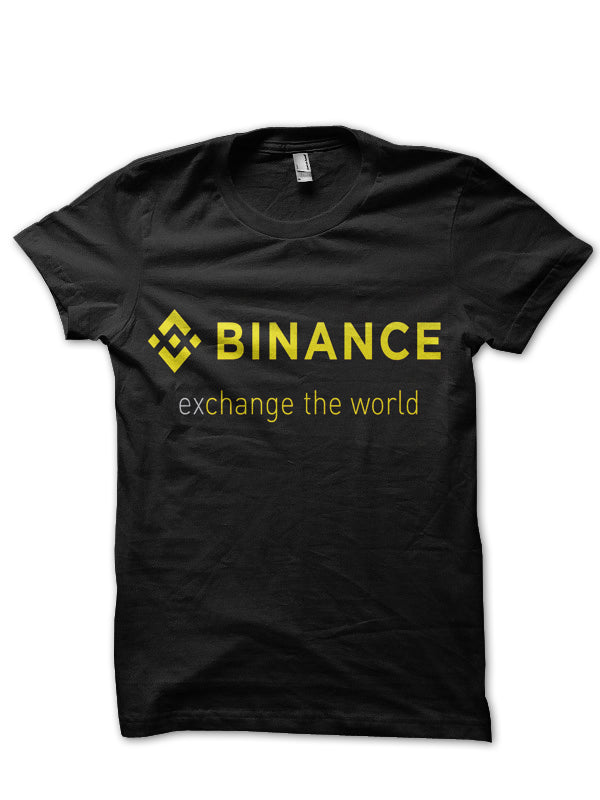 Binance Exchange The World Black T-Shirt Hoodie, Sweatshirt | PureTeeCo.com
