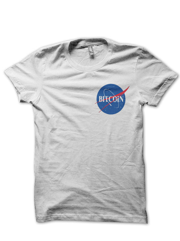 Bitcoin NASA Black T-Shirt Hoodie, Sweatshirt | PureTeeCo.com