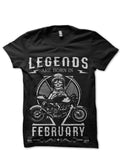 Legends Are Born In February T-Shirt Style002 Hoodie, Sweatshirt | PureTeeCo.com