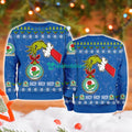 Blackburn Rovers Grinch Hand Ugly Christmas Sweater 3D