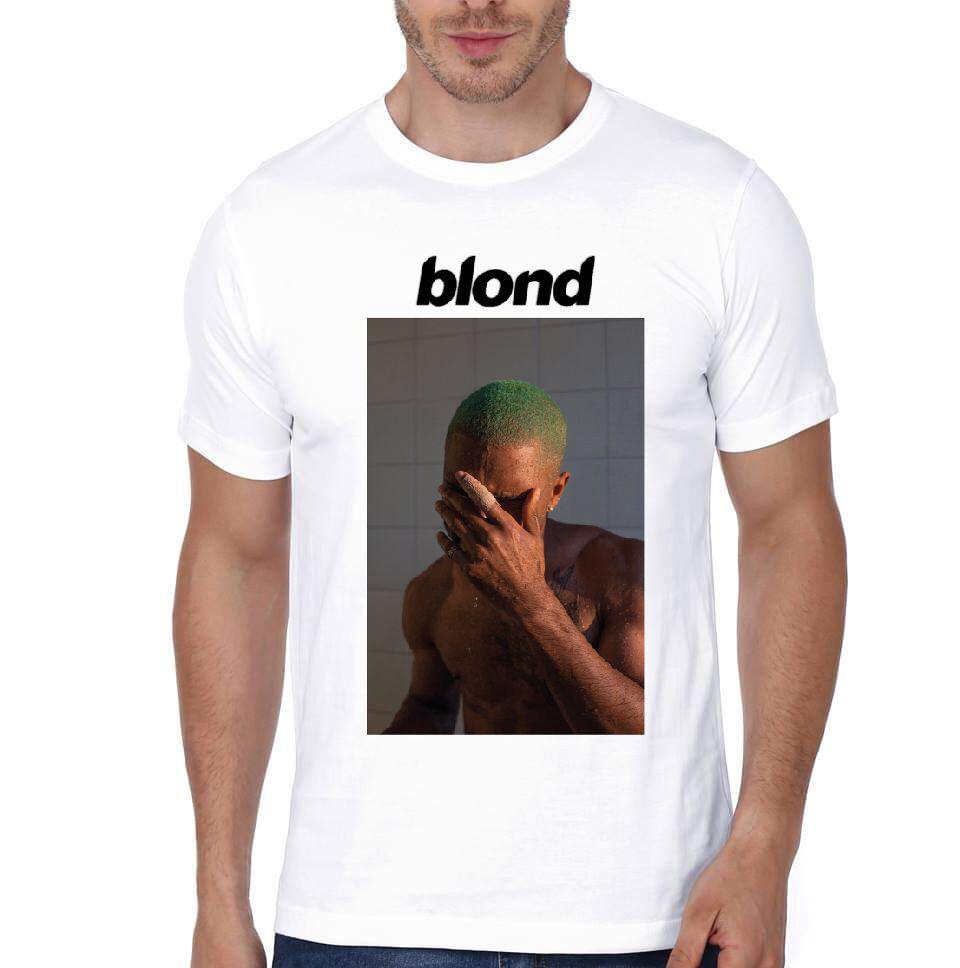 Blond White Half Sleeve T-Shirt Hoodie, Sweatshirt | PureTeeCo.com