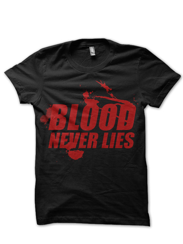 Blood Never Lie Black Tee Hoodie, Sweatshirt | PureTeeCo.com