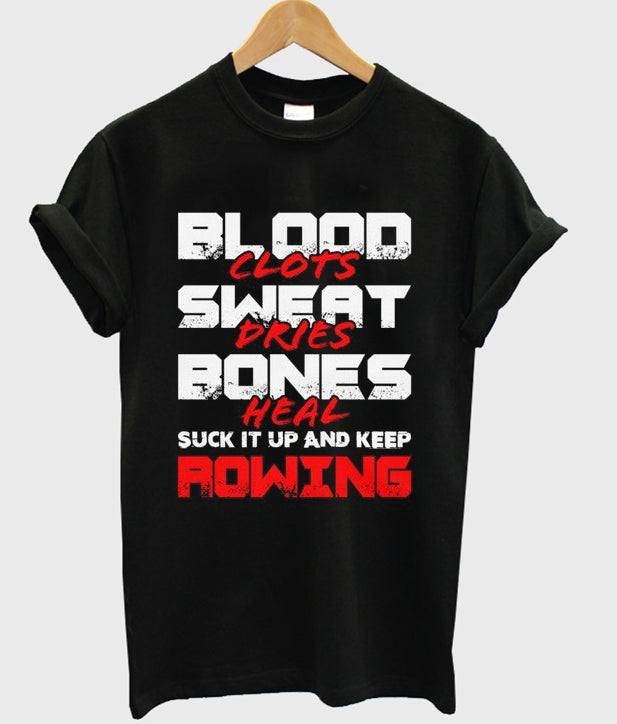blood sweat bones t-shirt Hoodie, Sweatshirt | PureTeeCo.com