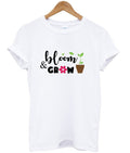 bloom and grow t-shirt Hoodie, Sweatshirt | PureTeeCo.com