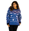 Classic Ugly Sweater – Blue Deer Women’s