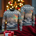 Boeing Ch-47 Chinook Us Army American Airlines Christmas House Under The Rainbow Ugly Sweater For You