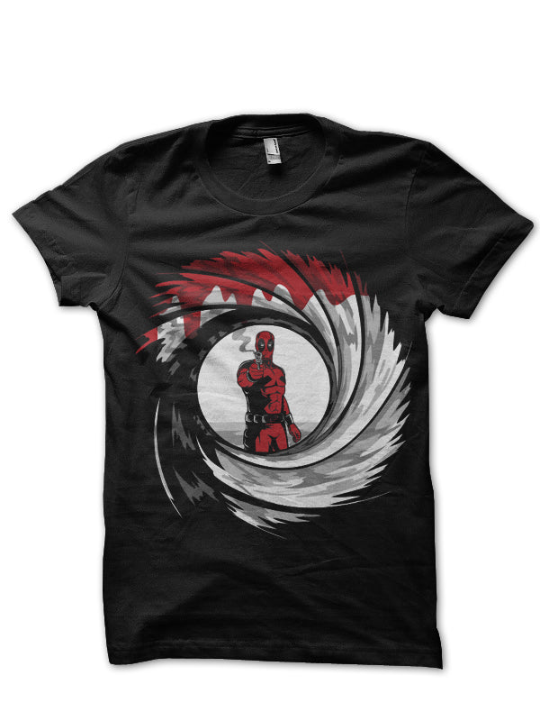 Bond Deadpool Black T-Shirt Hoodie, Sweatshirt | PureTeeCo.com