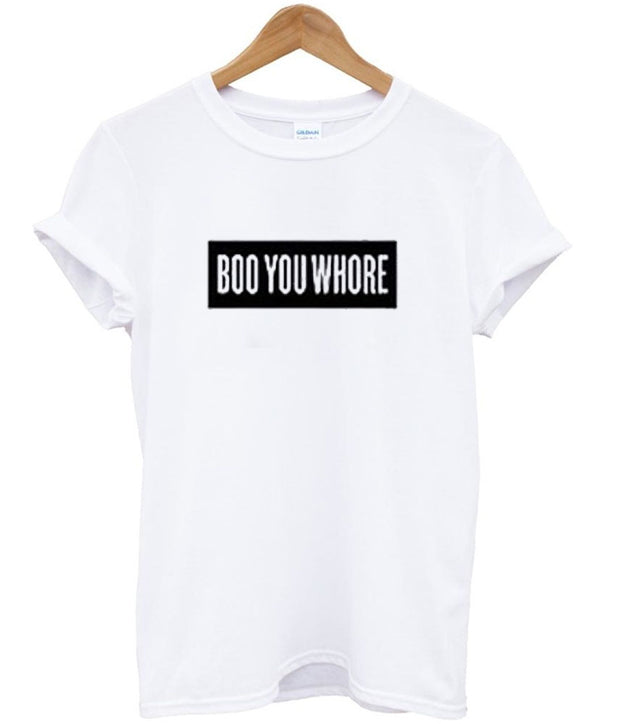 boo you whore t-shirt Hoodie, Sweatshirt | PureTeeCo.com