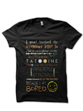 Beacause I Am Bored Black T-Shirt Hoodie, Sweatshirt | PureTeeCo.com