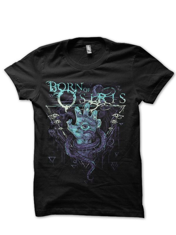Born Of Osiris Band Half Sleeve Black T-Shirt Hoodie, Sweatshirt | PureTeeCo.com