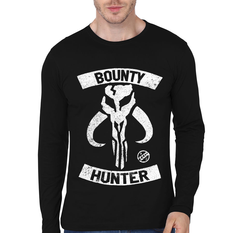 Bounty Hunter Black Full Sleeve Tee Hoodie, Sweatshirt | PureTeeCo.com