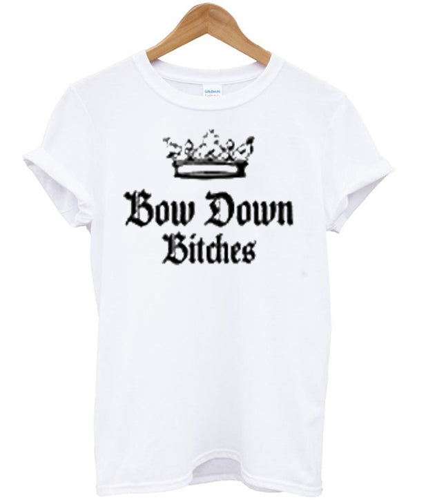 bow down bitches tshirt Hoodie, Sweatshirt | PureTeeCo.com
