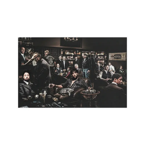 $boy x Godfather Gangster Party Money Power Luxury Art Poster, Painting House, Ruby Da Cherry And Scrim Print, G59...