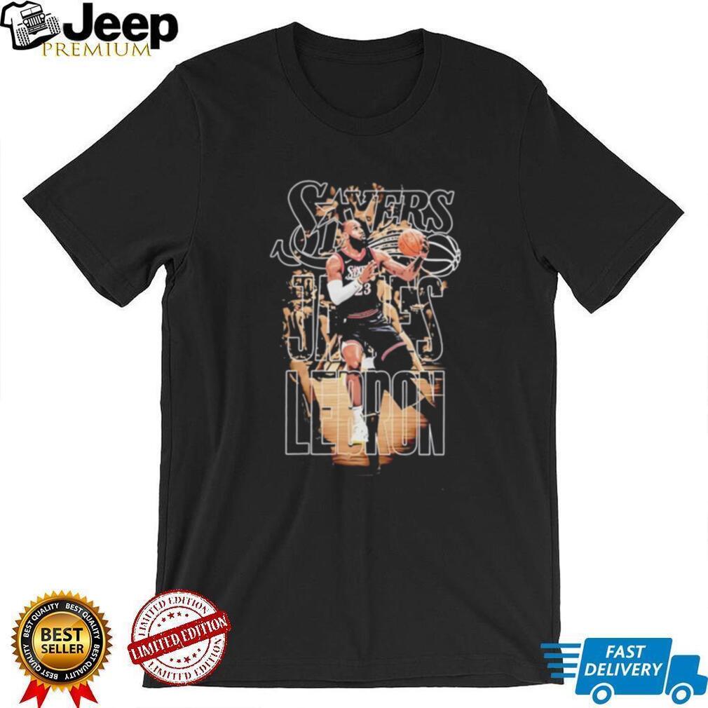 LeBron James Philadelphia 76ers Sixers retro shirt