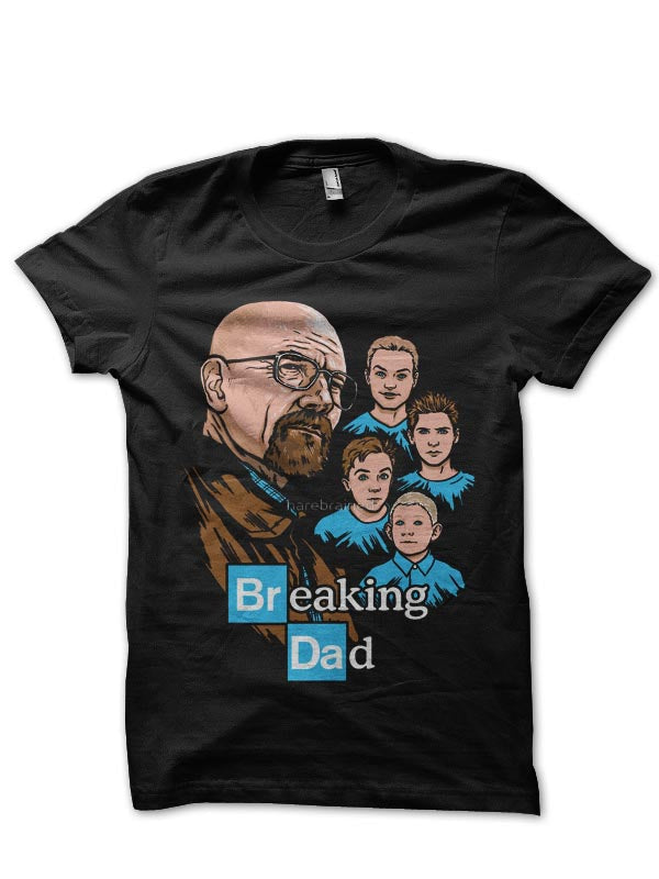 Breaking Dad Black Tee Hoodie, Sweatshirt | PureTeeCo.com