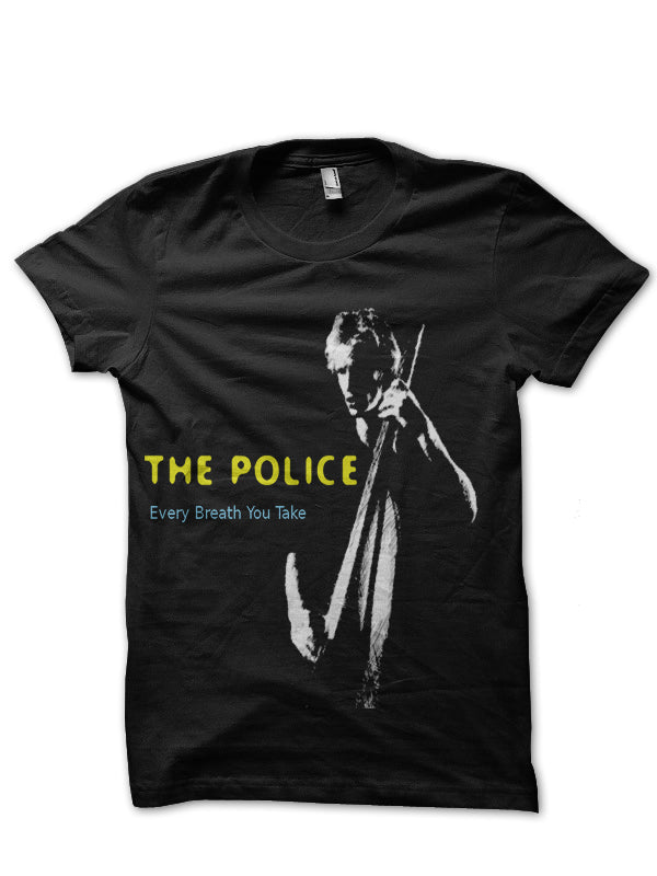 The Police Every Breath You Take Black T-Shirt Hoodie, Sweatshirt | PureTeeCo.com