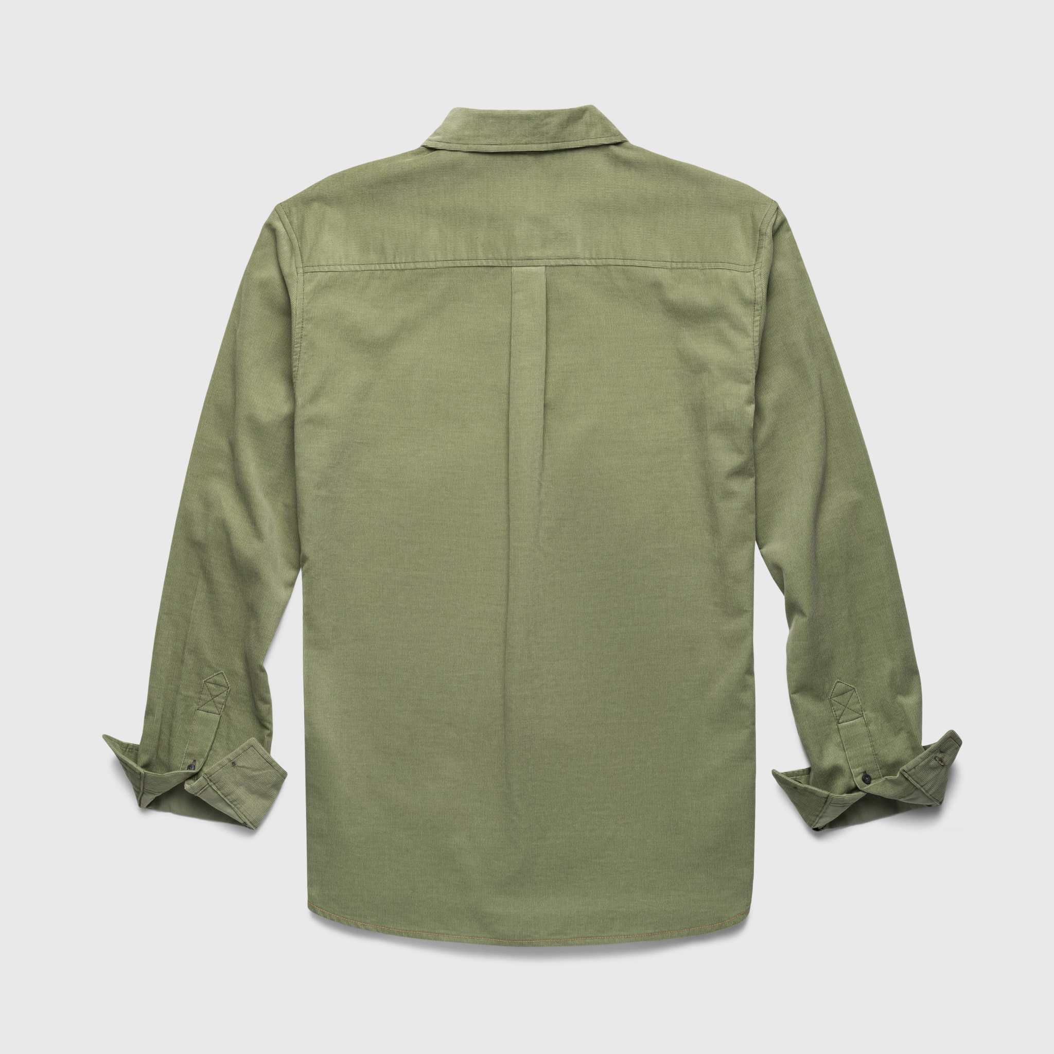 Brian Corduroy Shirt - Hedge Green Hoodie, Sweatshirt | PureTeeCo.com (Image 2)