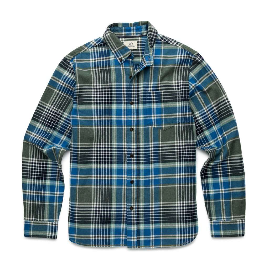Brian Flannel Plaid Shirt - Green Heather Plaid Hoodie, Sweatshirt | PureTeeCo.com (Image 2)