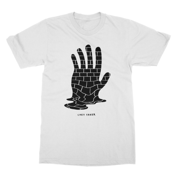Brick Hand Tee White Hoodie, Sweatshirt | PureTeeCo.com