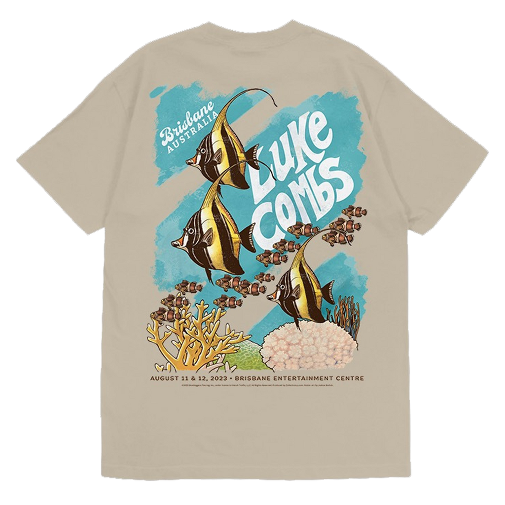 World Tour Brisbane Tee Hoodie, Sweatshirt | PureTeeCo.com (Image 2)