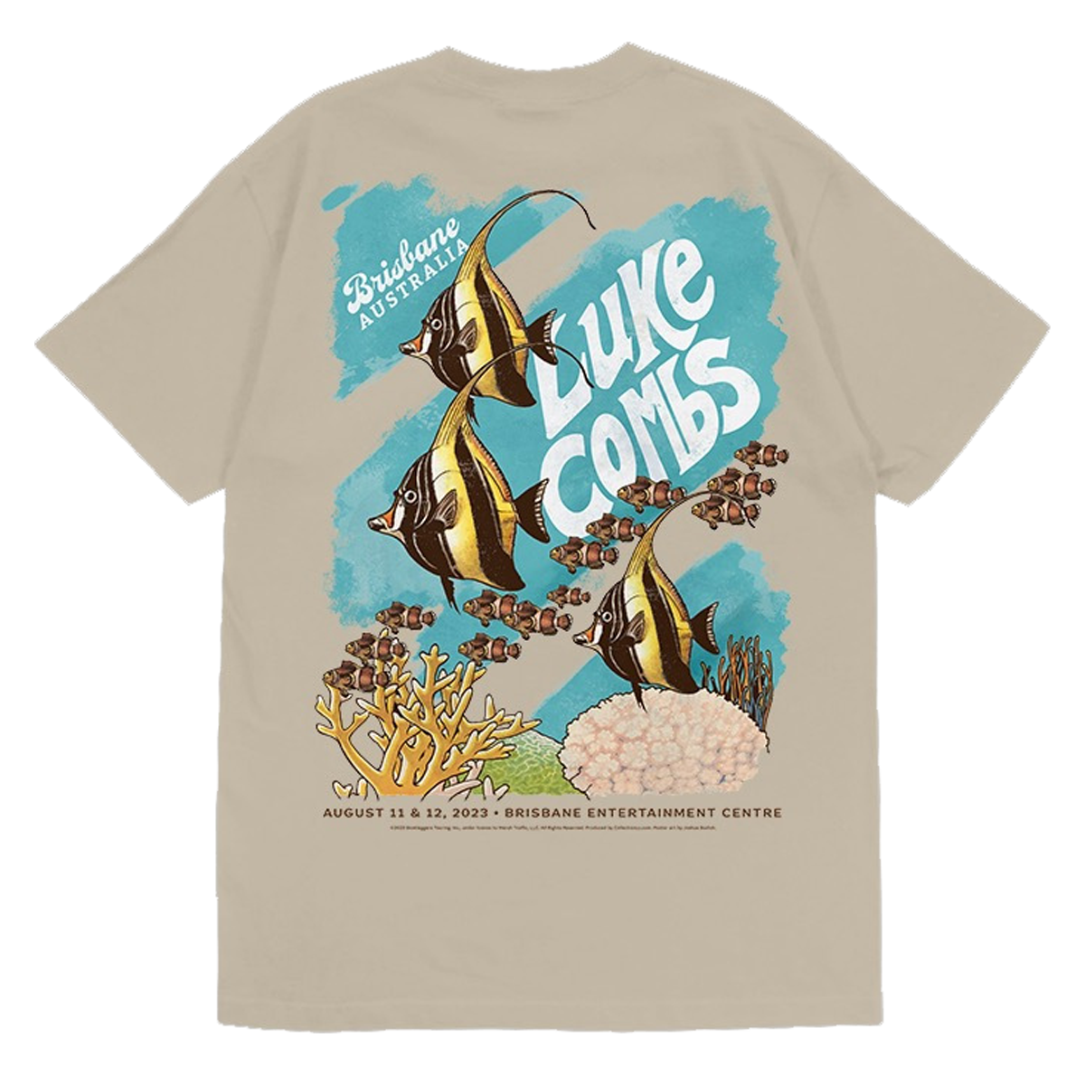 World Tour Brisbane Tee Hoodie, Sweatshirt | PureTeeCo.com (Image 2)