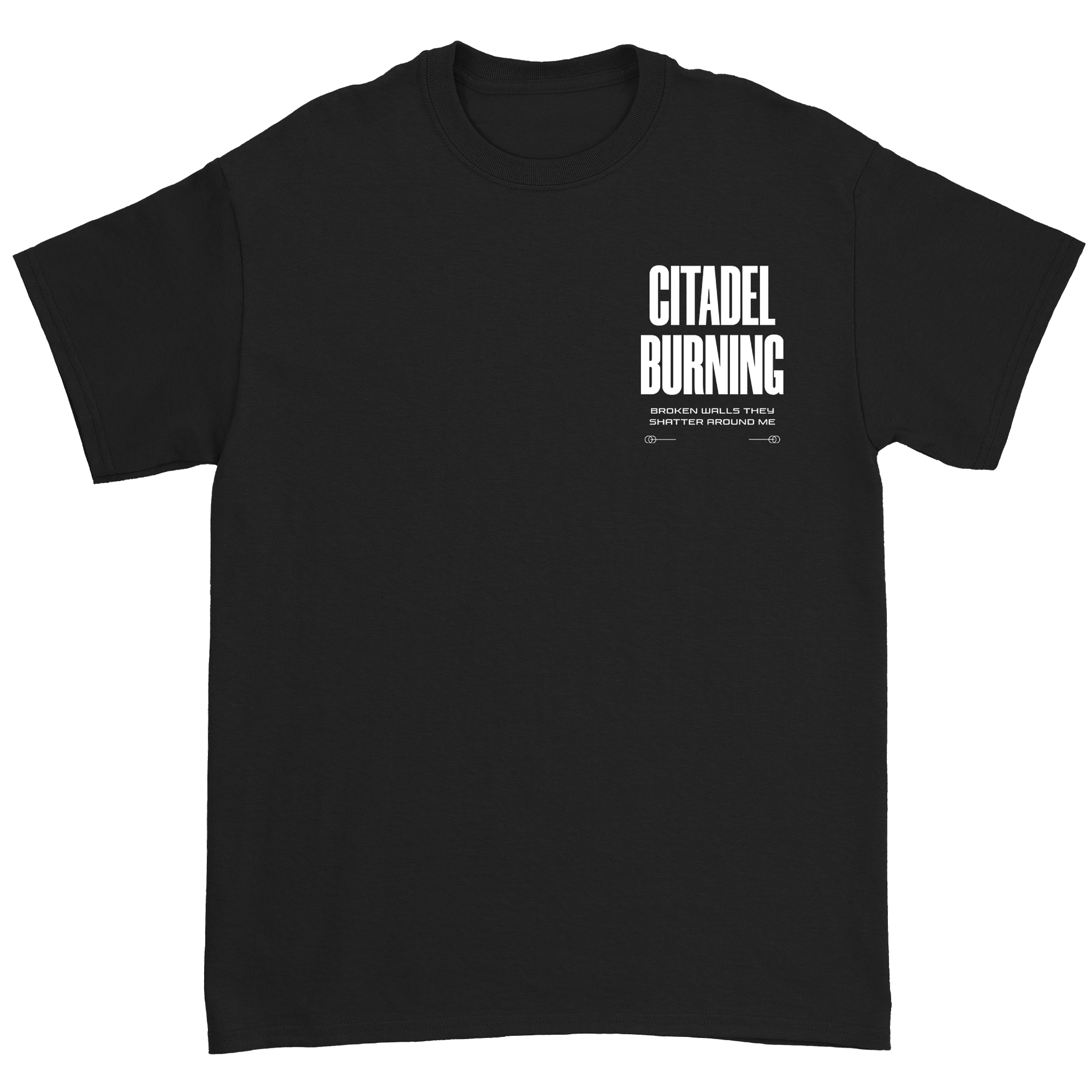 Citadel Burning - Broken Walls Tee Hoodie, Sweatshirt | PureTeeCo.com (Image 2)
