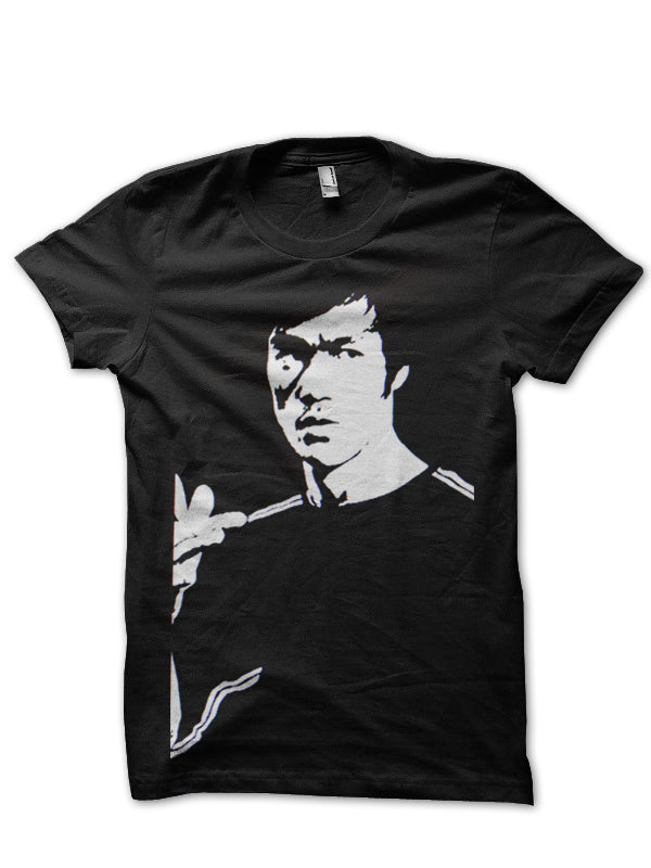 Bruce Lee Black T-Shirt Hoodie, Sweatshirt | PureTeeCo.com