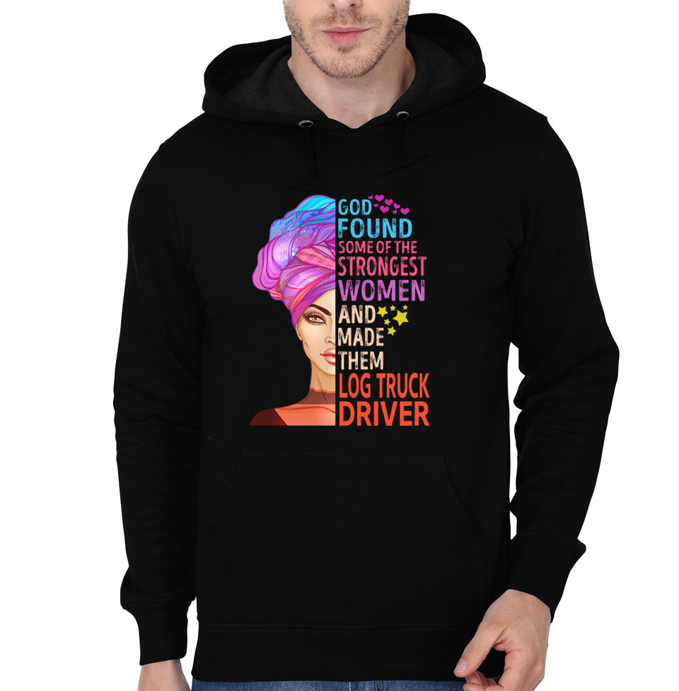 God Found Log Truck Driver Hoodie T-Shirts, Sweatshirt | PureTeeCo.com