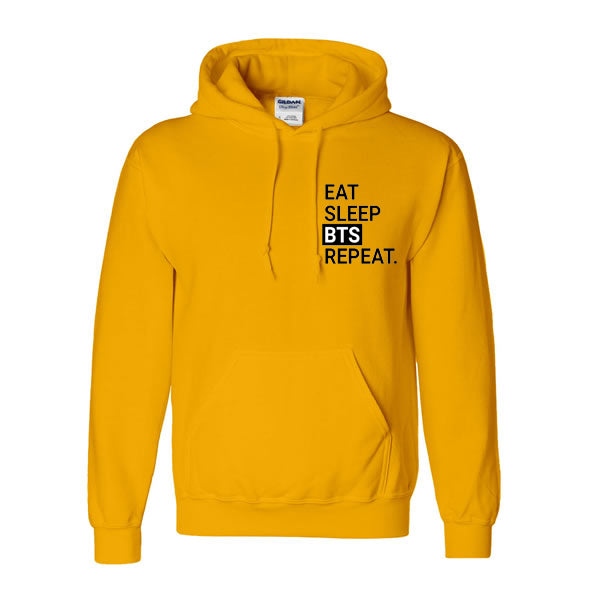 BTS (K-POP) â€“ EAT SLEEP BTS REPEAT Hoodie T-Shirts, Sweatshirt | PureTeeCo.com
