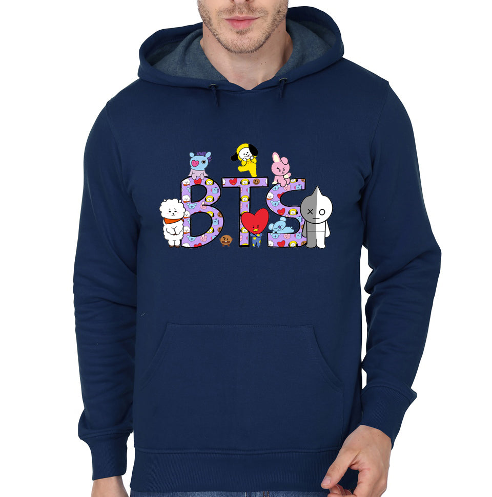 BTS MEETS BT21 Hoodie T-Shirts, Sweatshirt | PureTeeCo.com