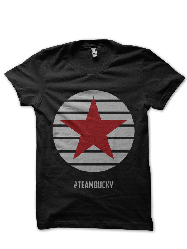 Bucky Barnes Black T-Shirt Hoodie, Sweatshirt | PureTeeCo.com